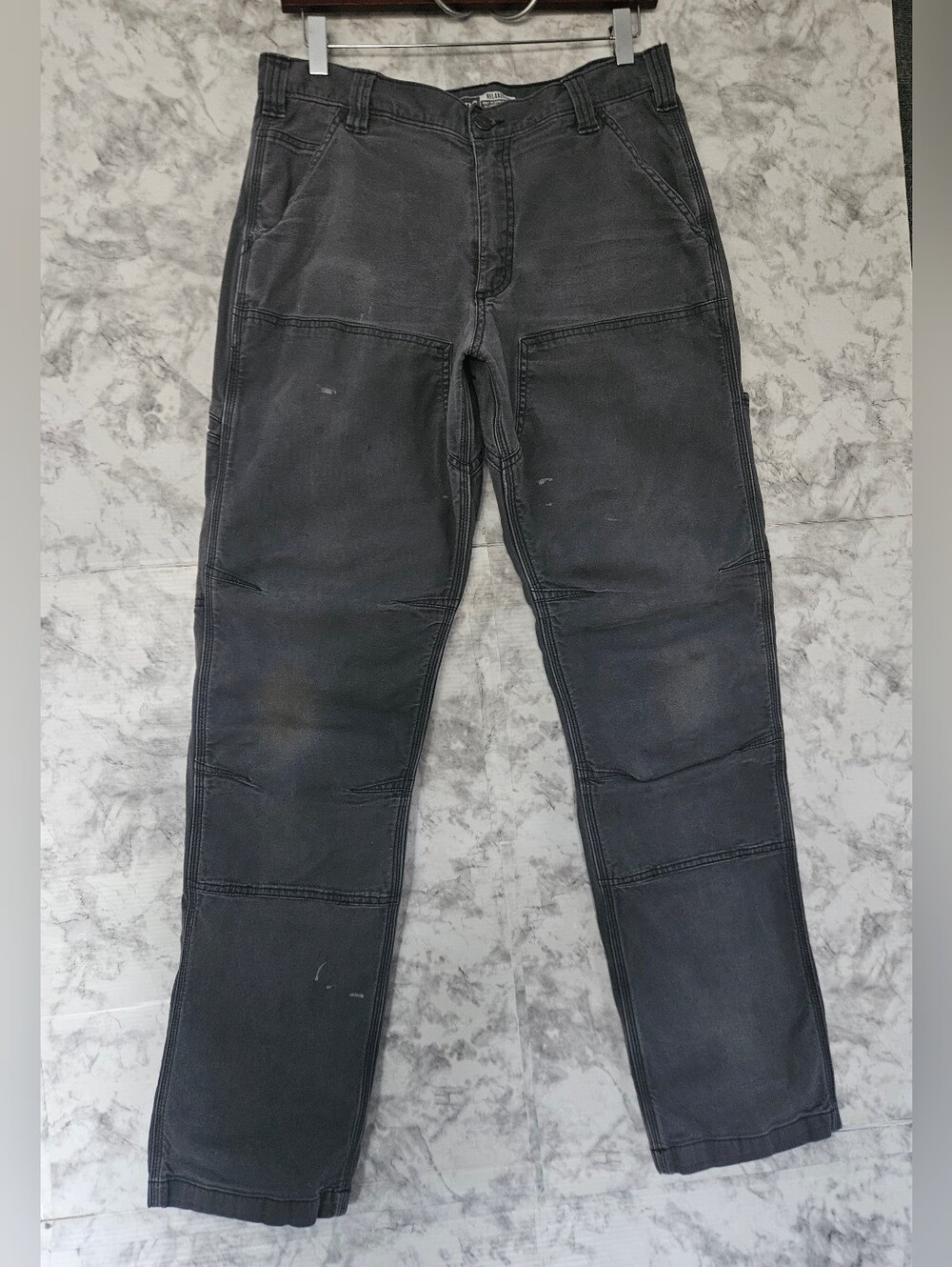 Carhartt Rugged Flex Relaxed Fit Canva Double Front  Utility Pants Size 32×34.